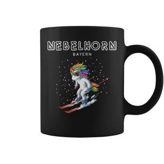 Nebelhorn Baviera Esquí Unicornio Deportes De Invierno Taza de café - Regaloses