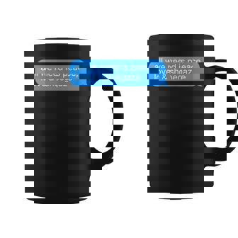 All We Need Is Peace Love & Shoegaze Coffee Mug | Mazezy