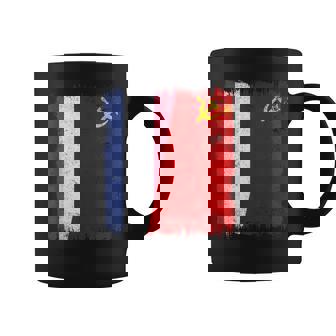 Netherlands Soviet Union Flag Dutch USSR Heritage Coffee Mug | Mazezy
