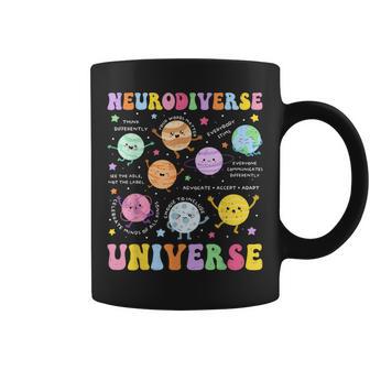 Neurodiverse Universe Autism Awareness Neuro Sparkly Teacher Coffee Mug | Seseable UK