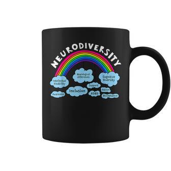 Neurodiversity Rainbow Awareness Autism Awareness Month Coffee Mug | Seseable UK