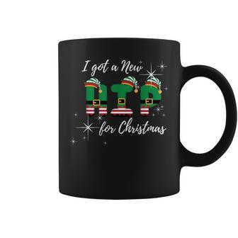 I Got A New Hip For Christmas Hip Replacement Recovery Coffee Mug - Thegiftio UK