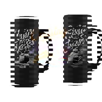 New Year 2026 Cruise Party Celebrations -Adults Black Small Short Sleeve Crew Collar Straight Fit Polyester 100 Unique New Year's Eve Cruise Coffee Mug | Mazezy