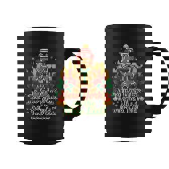 New York Christmas Gingerbread Holiday Nice List Coffee Mug | Mazezy