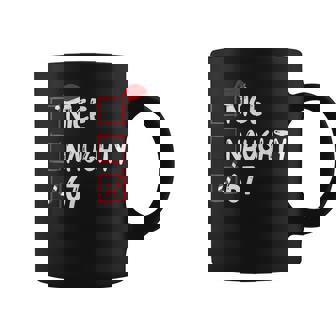 Nice Naughty 67 Six Seven Gen Z Alpha Meme Slang Christmas Coffee Mug - Thegiftio