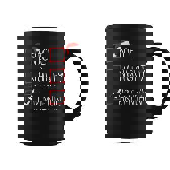 Nice Naughty Armenian Christmas Armenia Roots Heritage Coffee Mug | Mazezy