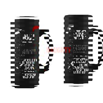 Nice Naughty My Blood Sugar Was Low Diabetes Christmas Coffee Mug - Thegiftio