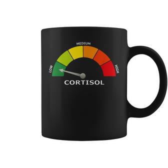 Niedriges Cortisol-Messgerät Lustige Biologie Psychologie Und Wellness Tassen - Geschenkecke