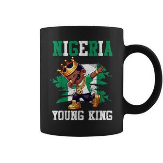 Nigeria Young King Nigerian Boy African Proud Nigerian Flag Coffee Mug | Mazezy