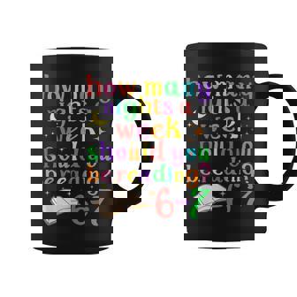 How Many Nights Reading 67 Meme 6 7 Teacher Book Lover Coffee Mug | Mazezy