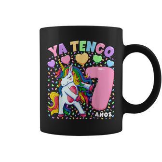 Niñas 7 Cumpleaños Unicornio Ya Tengo 7 Años Taza de café - Regaloses
