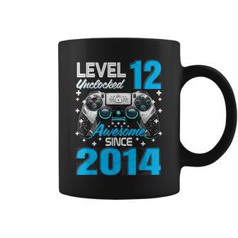 Nivel 12 Desbloqueado Impresionante Desde 2014 12Th Birthday Gaming Taza de café - Regaloses