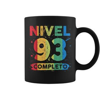 Nivel 93 Completo 93 Aniversario De Boda 93 Años Taza de café - Regaloses