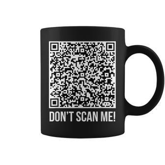 No Me Escanees Qrcan Me Joke Middle Finger Taza de café - Regaloses