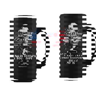 No Kings In America Since 1776 Distressed Usa Flag Vintage Coffee Mug | Seseable UK