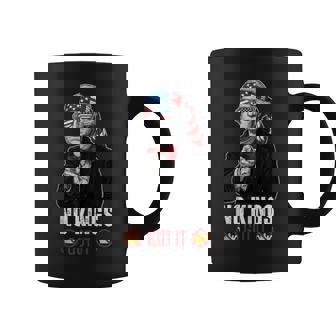 No Kings Got It Patriotic George Washington USA Tank Top Coffee Mug | Mazezy