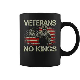 No Kings Veterans Patriotic America Flag No Kings Coffee Mug | Seseable FR