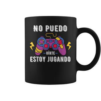 No Puedo Oírte Estoy Jugando De Juego Gamer Manga Larga Taza de café - Regaloses