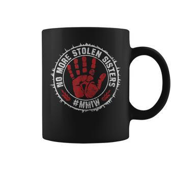 No More Stolen Sisters With Red Hand Stop Mmiw Coffee Mug - Thegiftio UK