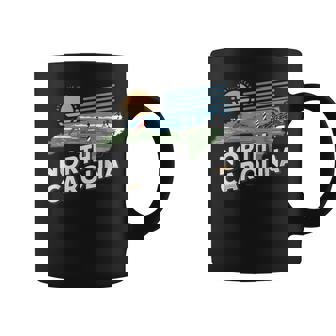 North Carolina State Of North Carolina Retro North Carolina Coffee Mug | Mazezy