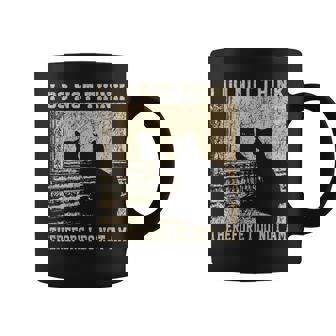 I Do Not Think Therefore I Do Not Am Retro Goth Cat Coffee Mug | Mazezy