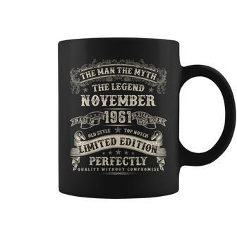 Noviembre De 1961 64 Cumpleaños 64 Años Regalos De Cumpleaños Para Hombres Taza de café - Regaloses