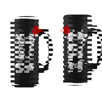 Number 67 Matching Six Seven 6 7 Meme 6 7 Christmas Costume Coffee Mug | Mazezy