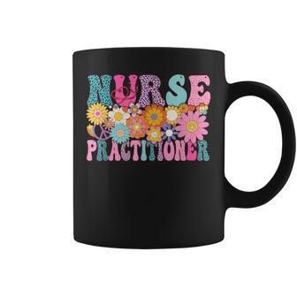 Nurse Practitioner Week Groovy Appreciation Day For Women Coffee Mug - Thegiftio UK