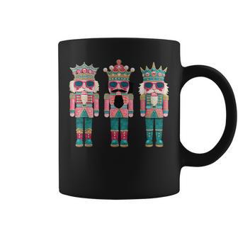 Nutcracker Three Nuts Merry Christmas Xmas Vintage Holiday Coffee Mug - Thegiftio