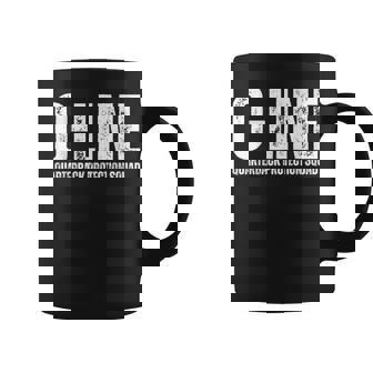 O-Line Quarterback Protection Squad Football Offensive Line Coffee Mug | Mazezy