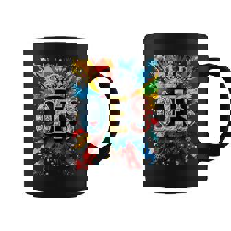 Oes Crown Queen Diamond Watercolor Drip Paint Colorful Coffee Mug - Monsterry