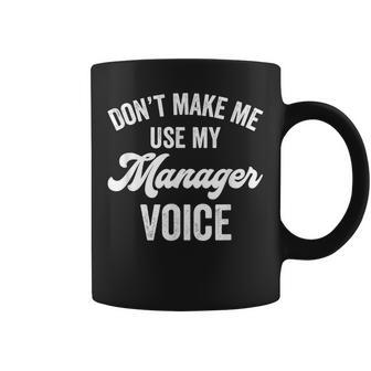 Oficina De Trabajo Del Día Del Jefe Divertido Regalo De La Promoción Del Gerente De Taza de café - Regaloses