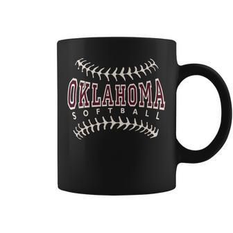 Oklahoma Softball Stitches Coffee Mug | Seseable FR