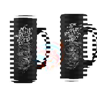 Old Man With A Fishing Rod Fishing Lover Fish Fisherman Coffee Mug | Mazezy