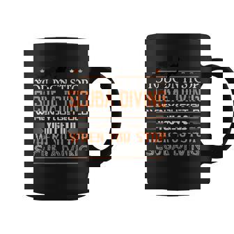 Old Scuba Diver Shirt Getting Older Dont Stop Diving Tank Top Coffee Mug | Mazezy