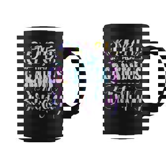 Omg It's My Grandma's Birthday Happy Bday Mother Tie Dye Coffee Mug - Thegiftio