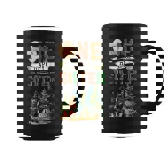 One Happy Sister Camper First Birthday Camping Bear Sister Coffee Mug - Thegiftio