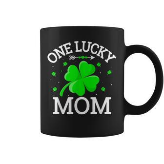One Lucky Mom Matching St Patrick's Day Coffee Mug | Mazezy