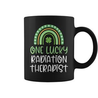 One Lucky Radiation Therapist St Patrick's Day Therapy Coffee Mug | Mazezy