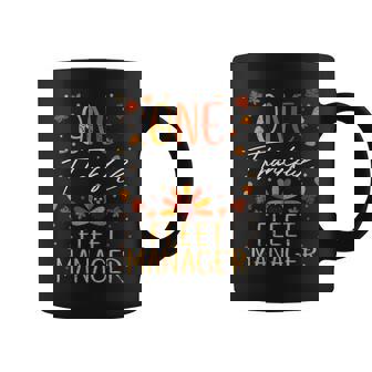One Thankful Fleet Manager Thanksgiving Fall Vintage Coffee Mug | Mazezy