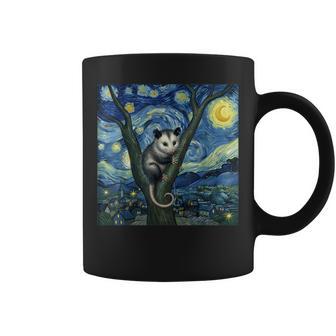 Opossum Van Gogh Starry Night Coffee Mug - Thegiftio UK