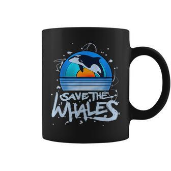 Orca Regalo De Orca Para Rescatar A Las Ballenas Taza de café - Regaloses