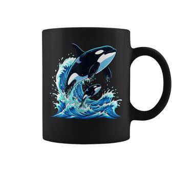 Orca Whale Ocean Coffee Mug | Mazezy
