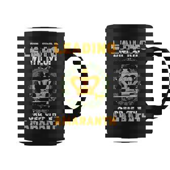 Order Of The Amaranth Leading With Love Ladies Court Mason Tank Top Coffee Mug | Mazezy