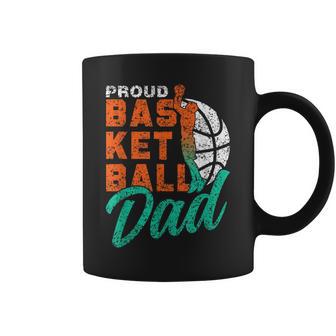 Orgulloso Padre Del Baloncesto Jugador Papá Baloncesto Taza de café - Regaloses