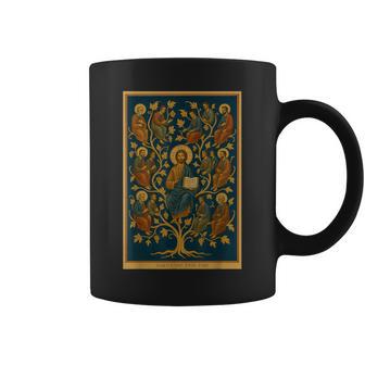 Orthodox Icon Of Jesus I Am The Vine Icon Coffee Mug - Thegiftio