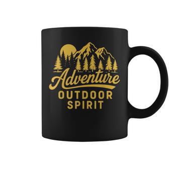 Outdoor Adventure Hiking Camping Mountaineering Mountains Coffee Mug | Mazezy
