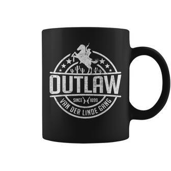 Outlaw Dutch's Gang Red Horse & Cowboy Adventure Coffee Mug - Thegiftio UK