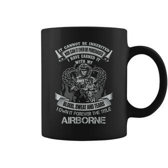 Own Forever The Title Airborne Us Army Veteran Paratrooper Coffee Mug - Thegiftio UK