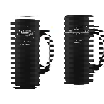 P-51 Mustang Wwii Warbird Avion De Chasse Motif Battement De Cœur Tasse - Cadeauxyz